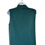 Theory 4 Slit Collar sheath dress Admiral Crepe Collar in Emerald green Photo 8