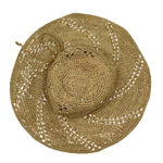 Scala  Straw Hat Natural Crochet Photo 0