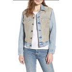 Levi's NWT  RARE French Tulle Denim Trucker Jean Jacket S Cowgirl Western Boho Photo 10