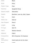 SheIn backless sequin cami dress Photo 3