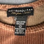Vtg Womens Large Brown Corduroy Short Sleeve T Photo 2