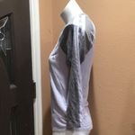 PINK - Victoria's Secret Pink Victoria’s Secret lilac and gray 3/4 sleeve y-shirt Photo 3