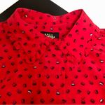 APC x Vanessa Seward Silk Blouse Frilly Collar Button Down Shirt Blouse size M Size M Photo 1