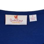 Quacker Factory Royal Blue Midi Dress with Rhinestone Grommet Detail Size Small Photo 5