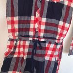 Aerie Long Sleeve Flannel Romper Photo 2