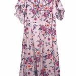 American Eagle  Off Shoulder Floral Ruffle Dress Photo 0