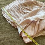 Topshop  pretty silky pink crushed pleated satin skirt Photo 9