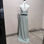 Show Me Your Mumu  Dress Small Heather Halter Sage Crisp Wedding Resort Beach Photo 3