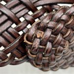 Target Braided Brown woven bonded Leather Belt size M FLAWS Photo 8