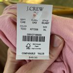 J.Crew Women's Collector Tee Pink 12 Dogs Of Christmas Long Sleeve Size XL. NEW Photo 4