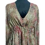 Anthropologie NEW Raga Size Small Dress Mini Boho Long Sleeve Tassels Photo 2