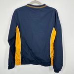 Champion  Navy Pullover Windbreaker Jacket V-Neck Yellow Trim Size S Gorpcore Photo 8