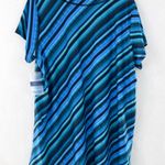 NEW Swimsuits for All Longer Length Swim Tunic Top Size 22 Modest Swimsuits Blue Photo 1