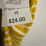 Ultra Flirt  Yellow Striped Mini Dress Photo 3