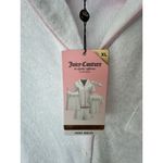 Juicy Couture Pj Set Women’s Sz CL Rhinestones Studded Logo In White Terry Cloth Photo 2