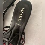 Prada Black and Blue Sandals Minimalist Design Sz 7 Photo 4