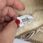 Ugg Women’s Sz 11 Dakota Slipper Leather Nubuck Beige Tobacco Slip On Shoes 5612 Photo 5