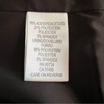 BCBGMAXAZRIA BCBC MAXAZRIA Womens Y2K Satin Blazer Size S Cropped Chocolate Brown Evening Photo 8