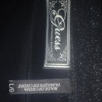 Guess L Black Silver Sparkle Bodycon Dress Photo 3