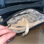 Marc Fisher  Black Crocodile Embossed Crossbody Bag Photo 5