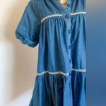 En Saison denim Blue Button Photo 2