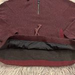 prAna Hartlie wool blend pullover half zip jacket mulled wine M Photo 8