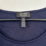Jones New York  Cold Shoulder Dark Navy Blue Shirt - Size: Small Photo 1
