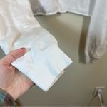 Just Hoods White Iowa State Lips Cropped Crewneck Sweatshirt Medium Photo 6