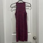 Aritzia Sunday Best Womens Ribbed Sleeveless Sweater Mini Dress Space Dye Sz M Red Size M Photo 6