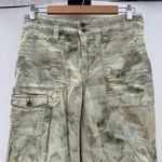 Anthropologie  The Wanderer Cargo Pants Women’s Size 28‎ Green Tie-Dye Utility Photo 3