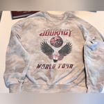 Journey World Tour Graphic Gray Tie Dye Pullover Sweatshirt Size M Photo 5
