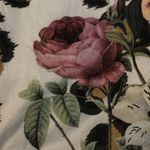 Luxury nwot buttery soft small gaze Floral Leopard Print Bodysuit White Photo 6