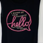 Black Muscle Graphic T Shirt Black Hot Pink Sz Small Photo 6