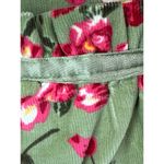 Vintage Inspired Rose Floral Green Corduroy Blazer Jacket Sz M Retro Girl Boss Size M Photo 8