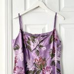 Mercer & Madison Vintage Purple Silk Jacquard Hand Painted Body Con Sheath Dress Size 12 Photo 1