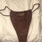 Skatie Bikini Set Ribbed brown Photo 2