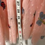 Betsey Johnson NWT Embroidered Pink Frilly Ruffle dress size 14 petite Photo 9