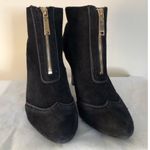 Tommy Hilfiger Black Suede Ankle Heels Booties Photo 11