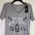 Under Armour NCAA College World Series V-Neck T-shirt Size S NWT Photo 1