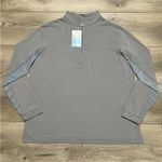 EIS Cool Sun Shirt Long Sleeve 1/4 Zip Gray Equestrian Shirt Size 2X Photo 1