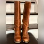Lucky Brand  Brown Leather Knee High Moto Riding Boots SIZE 7 — 7.5 Photo 1