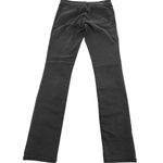 Level 99 Jeans Womens 29 Black Skinny Straight Stretch Denim Pants Mid Rise Gray Photo 3