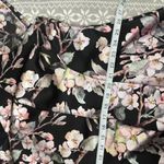 Lane Bryant Lane‎ Bryant Black V-Neck Floral Formal Short Sleeve Dress Size 26/28 Photo 8