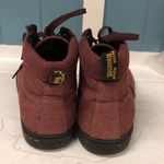 Dr. Martens  Maegley Boots‎ Soft Wair Cherry Canvas Side Zip Women’s Sz 7 Photo 4