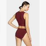 Robin Piccone NWT  Aubrey Tank Bikini Top in Ancho sz Medium $104‎ Photo 2