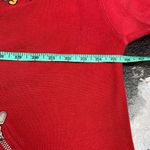 Disney Vintage  Store Winnie The Pooh & Piglet Red Sweatshirt Top Shirt Size L Photo 7
