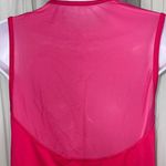 Nicole Miller Pink Sleeveless Tank Top with Rounded Neckline Photo 4