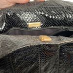 Vintage Judith Leiber Black Snake Shoulder Bag as is‎ Photo 7