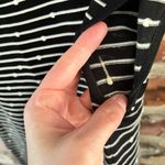 Fendi Black Stripe Knit Drop Waist Mini Dress Size 42 Photo 8