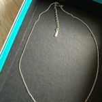 Golden long drop necklace Photo 2